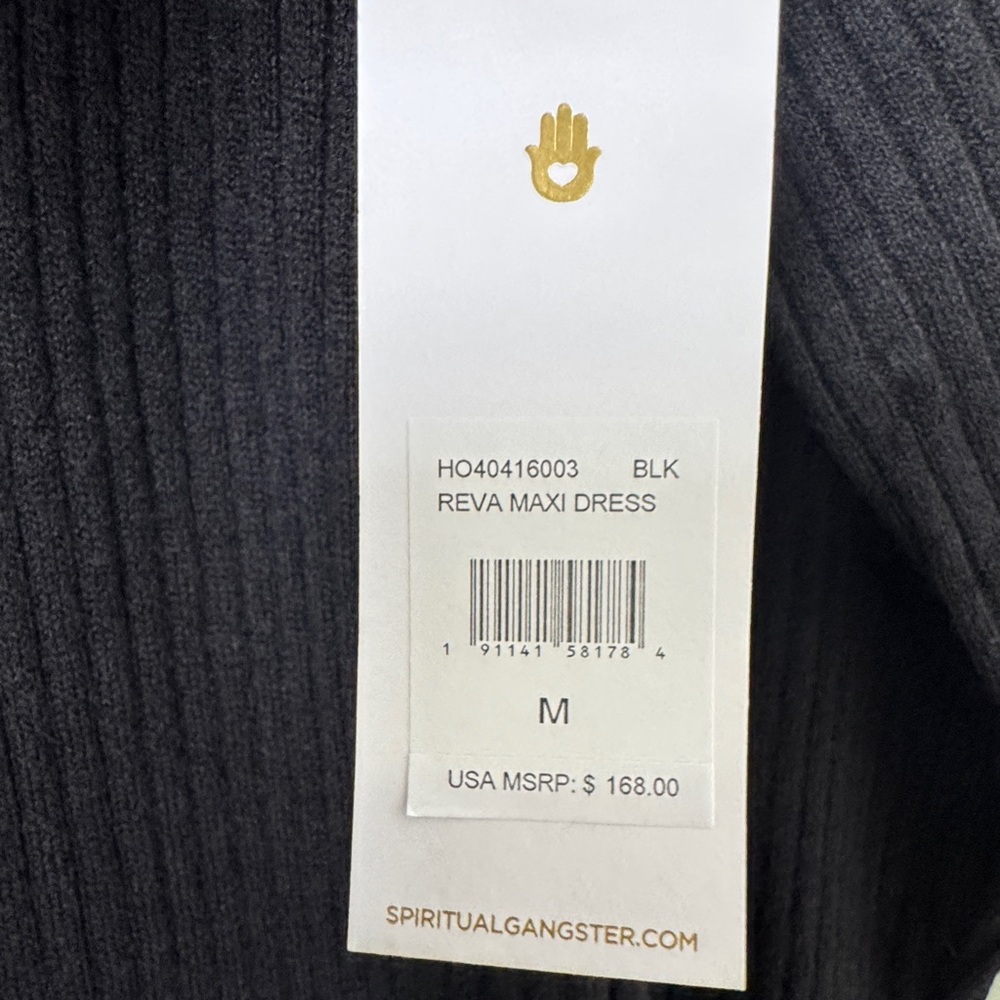 NWT Anthropologie Spiritual Gangster Wool Blend Reva Long Sleeve Maxi Dress M - Picture 12 of 15